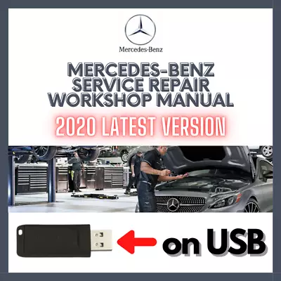  2020 Mercedes Benz WIS ASRA EPC Workshop Service Repair Manual Combo Set On USB • $29.95