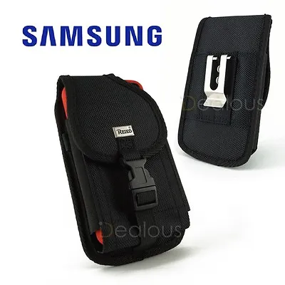 Samsung Galaxy S9+ PLUS Rugged Nylon Holster Pouch Case W/Clip - FIT Otterbox • $15.37