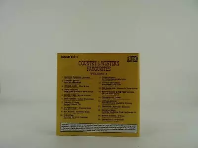 VARIOUS ARTISTS COUNTRY AND WESTERN FAVOURITES VOLUME 3 (394) 20+ Track CD Album • £5.30