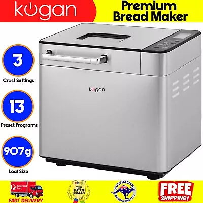 Kogan Bread Maker Machine Preset Non Stick Baker Dough Mixer Fruit Nut Dispenser • $158.55