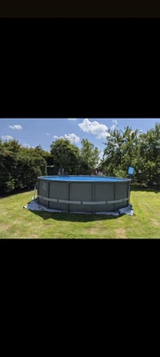£400 • Buy 16FT (488 X 122cm) INTEX ULTRA XTR Swimming Pool - With Sand Filter Pump