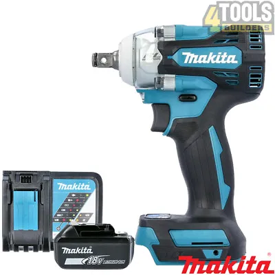 Makita DTW300Z 18V 1/2  Brushless Impact Wrench With 1 X 6.0Ah Battery & Charger • £297.99