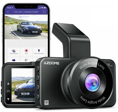 $35.99 • Buy AZDOME WIFI Dash Cam1080P Full HD Dash Camera G-Sensor Night Vision Parking Mode
