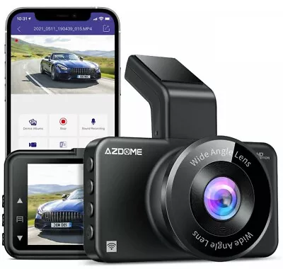 AZDOME WIFI Dash Cam1080P Full HD Dash Camera G-Sensor Night Vision Parking Mode • $55.99