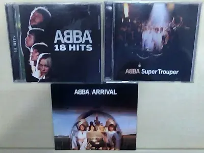 Abba - Super Trouper + Arrival + 18 Hits 3 X CD Job Lot • £4