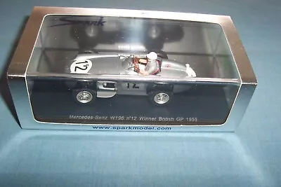 £69.99 • Buy Spark Mercedes-benz W196 No12 Winner British Gp 1955 Stirling Moss  1:43