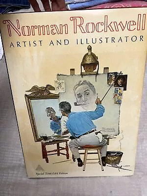 Norman Rockwell Artist And Illustrator Hardcover Coffee Table 1970 • $35