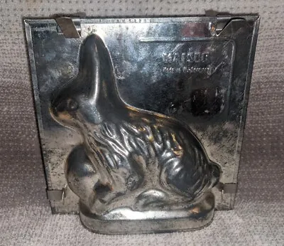 Vintage Metal KAISER West Germany Rabbit Easter Bunny Chocolate Mold 4 Clips • $35