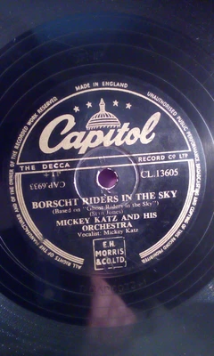 £3.25 • Buy MICKEY KATZ,10 78,BORSCHT RIDERS IN THE SKY/ROUND KATZKILLS,any 6, 10 78s £10.00