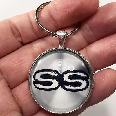 Vintage Chevrolet Super Sport Camaro SS Chevy Emblem Badge Reproduction Keychain • $12.95