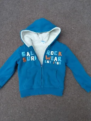 £5 • Buy Girls/Boys Saltrock 2-3 Years Zip Up Fur Lined Hoody / Hoodie.   Extra Warm.