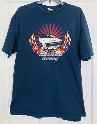 Hot Rod Vintage T-shirt Sideout Large Navy • $14.95