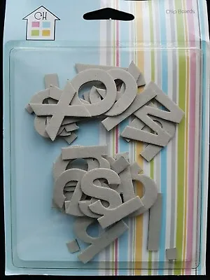 Lower Case Little Letter Alphabet Craft Cardboard / Chipboard Card Making • £3