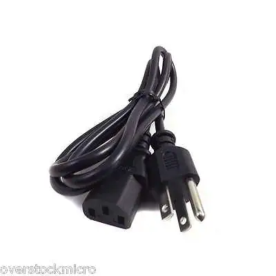 3 Prong Replacement AC Power Cord Cable US Plug For Laptop Adapter Dell Toshiba • $5.99