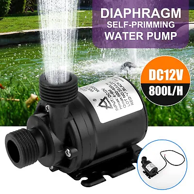 $16.18 • Buy 12V High Pressure Small Brushless Submersible Water Pump Automatic Self-priming