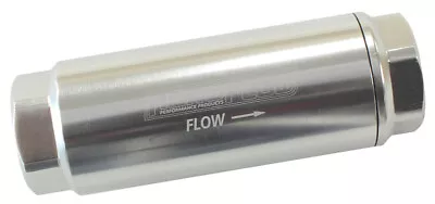 Aeroflow Pro Filter 10 Micron Silver Female -8 Orb 1.25X3.5  AF66-2042S-10 • $106.80