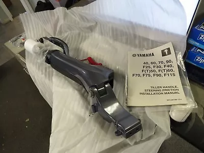 NOS Yamaha OEM Steering Main Tiller Handle 06 Outboard Rigging 20 6X4-42103-53 • $599.99