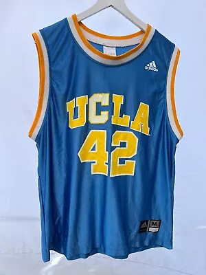 Vintage UCLA Bruins Adidas Mens College Basketball Jersey #42 Medium • $34.99