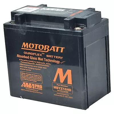 Motobatt Battery For Buell S1 Lightning 1200cc 96-99 MBYZ16HD • $119.66