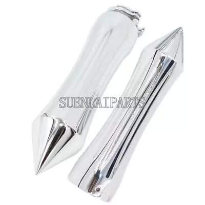 Chrome 1  Handlebar Hand Grips For Kawasaki Vulcan VN 800 900 1500 1600 • $24.44