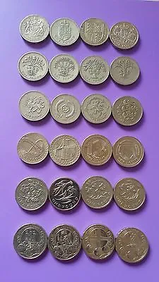 £4.50 • Buy £1 One Pound Coin Royal Shield 1983 - 2016 Circulated And Brilliant Uncirculated