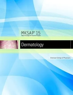 $4.19 • Buy MKSAP 15 Medical Knowledge Self-assessment Program