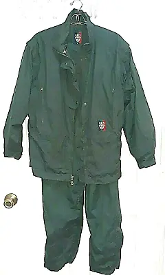 Sunice Golf Rain Suit Blue Green Full Zip Jacket & Pants Men's Small  • $52.80