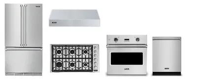 Viking Package With 36  Gas Cooktop 36  Refrigerator Oven Hood Dishwasher • $14266