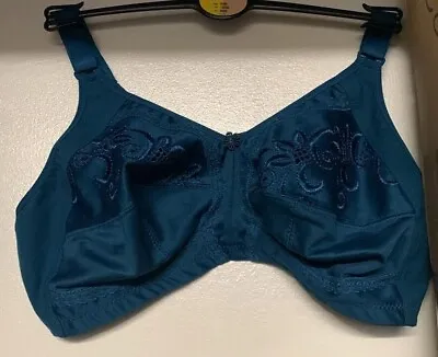 New Ex M&S Total Support Non Wired Full Cup Bra Dark Turquoise • £12.99