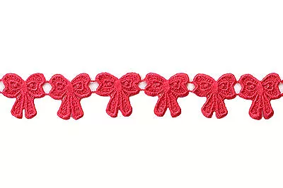 Lily 1  13 Colors Ribbon Bow Tie Cuttable Venise Lace Trim Supplies By Yardage • $8.99