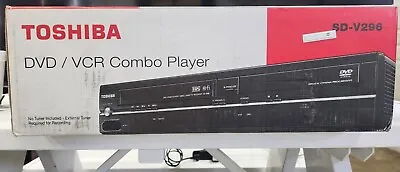 Toshiba SD-V296 DVD & VCR Combo Player W/ VCR Recorder FACTORY SEALED VHS • $349.95