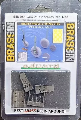 Eduard Brassin 1/48 MiG-21 Air Brakes Late • $8.50