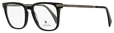 Lanvin LNV2608 Rectangular Eyeglasses 001 Black/Gunmetal 53mm • $89