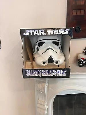 Vintage Don Post 1996 Star Wars Collector Helmet Mask Stormtrooper Original Box • $100.99