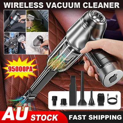 95000PA Bagless Vacuum Cleaner Car Cordless Vacuums Super Suction Rechargeable • $39.95