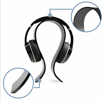 $7.86 • Buy Universal  Modern Acrylic Headphone Stand Headset Holder Display HangerB*ig