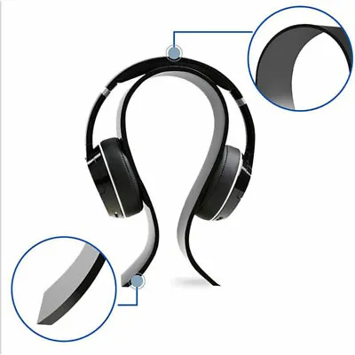 $6.18 • Buy Universal  Modern Acrylic Headphone Stand Headset Holder Display Hangerlo