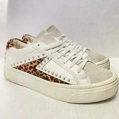 $22.10 • Buy Zara Womens Studded Leopard Sneakers EU 36 US 6