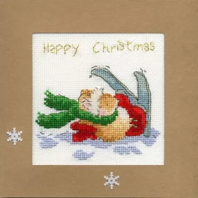 Apres Ski - Bothy Threads - Margaret Sherry - Cross Stitch Greeting Card Kit • $19.79