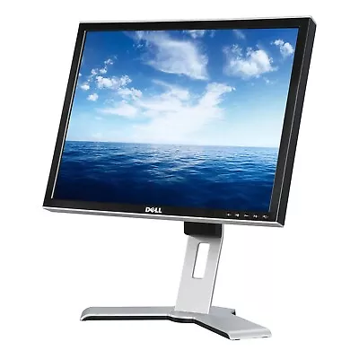 Dell UltraSharp 2007FPB 20” LCD Monitor USB HUB VGA DVI 1600x1200 4:3 • $129.99