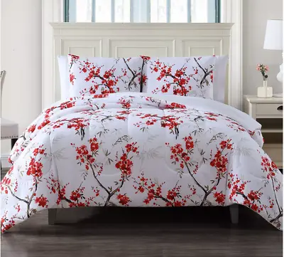 HALLMART COLLECTIBLES Cherry Blossom 2-Pc. Twin Comforter Set • $59