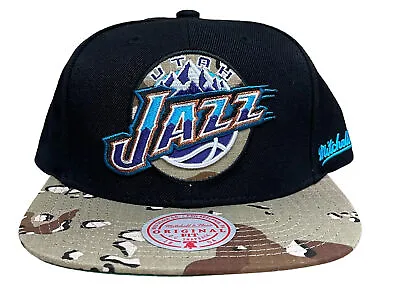 Men's Mitchell & Ness NBA Utah Jazz Choco Camo Snapback - OSFA • $24.95