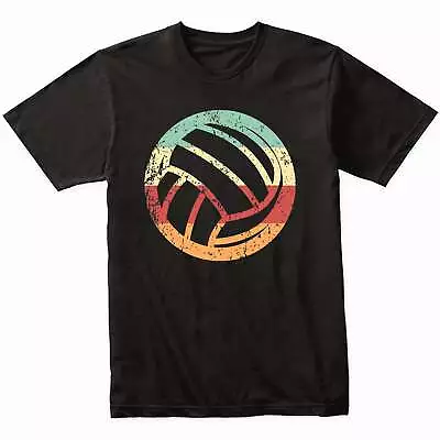 Volleyball Ball Icon Retro Volleyball T-Shirt - Retro Colors • $19.99
