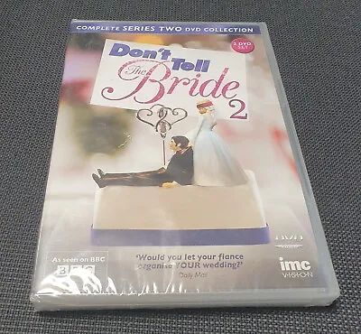 Don't Tell The Bride Complete Series Two 2 Dvd Free Postage New Sealed • £4.99