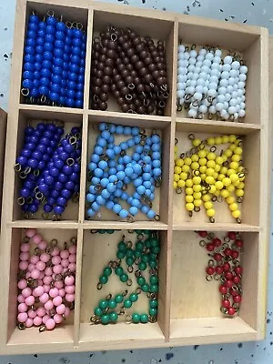 Montessori Wood & Beads Educational Items Numerous/various Pieces • $70