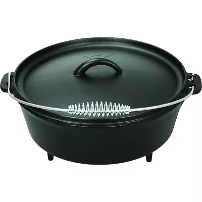 Ozark Trail 5-Quart Cast Iron Dutch Oven With Spiral Bail Handle • $25.40