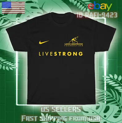 Hot New Tee Shirt LIVESTRONG The Lance Armstrong Found Logo T-Shirt Size S - 5XL • $19.98