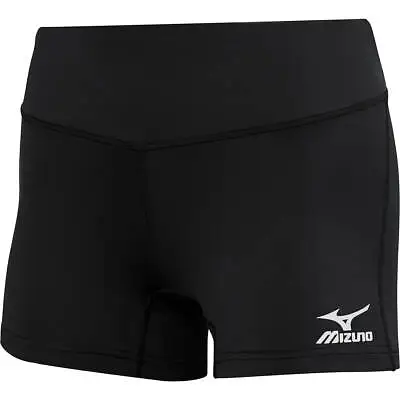 NWT Mizuno Vortex Girls Volleyball Shorts - Black - 440202 • $19.99