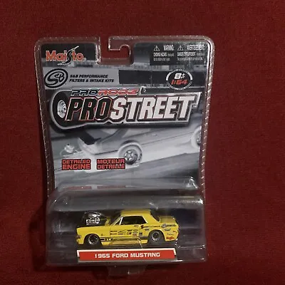 MAISTO ProRodz Pro Street 1965 Ford Mustang YELLOW • $30