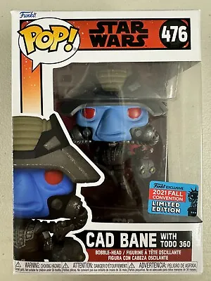 Cad Bane With Todo 360 #476 ~ Star Wars ~ Funko Pop Vinyl ~ 2021 Fall Con LE • $12